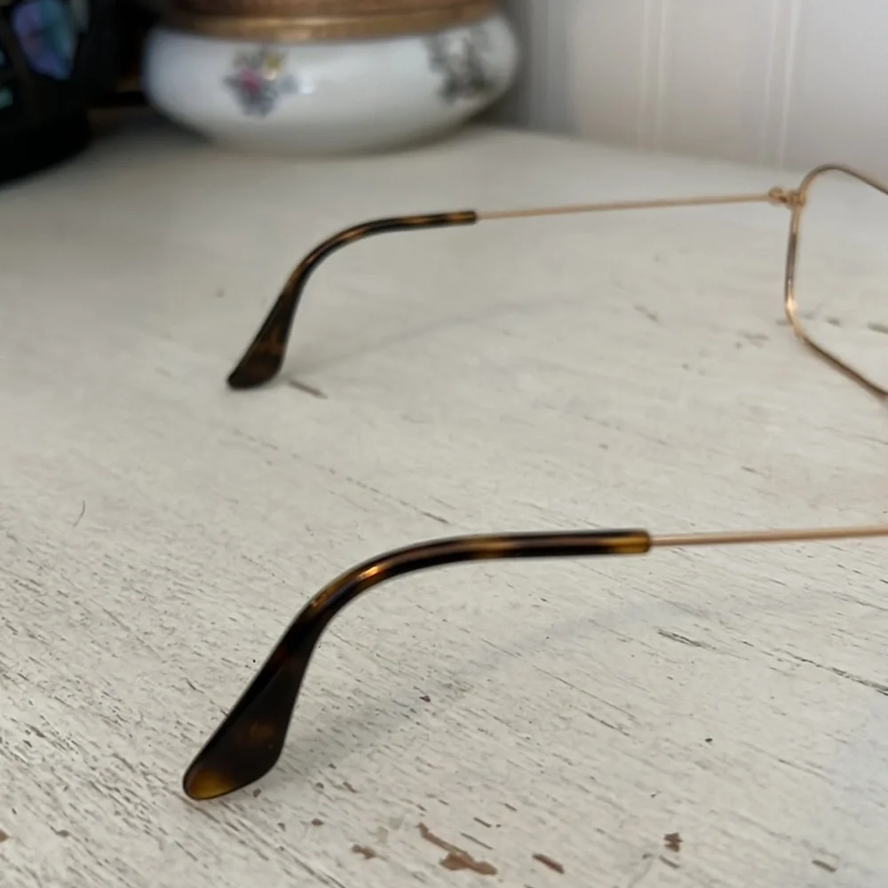 Vintage Ray ban 55 15 3136 Caravan gold frames sunglass